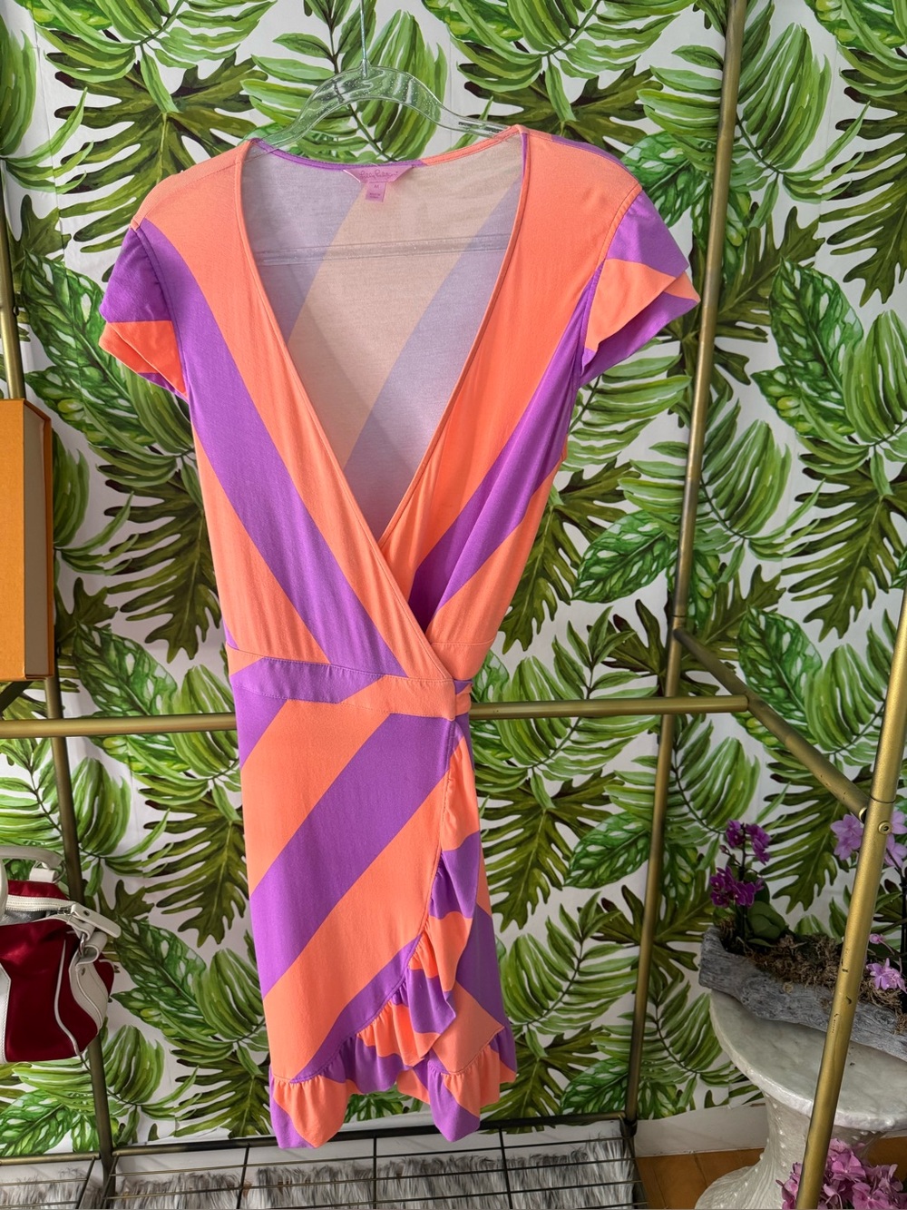 Lilly Pulitzer Orange and Purple Dress